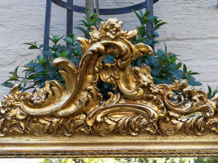 A Heavily Carved and Gilded Mirror ND - Image 6