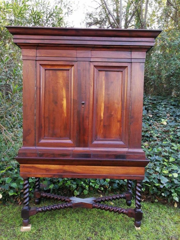 A19th Century-style Cape Blackwood Drinks Cabinet