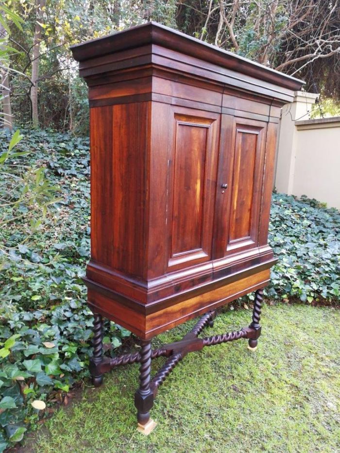 A19th Century-style Cape Blackwood Drinks Cabinet, Circa 20th Century - Image 4