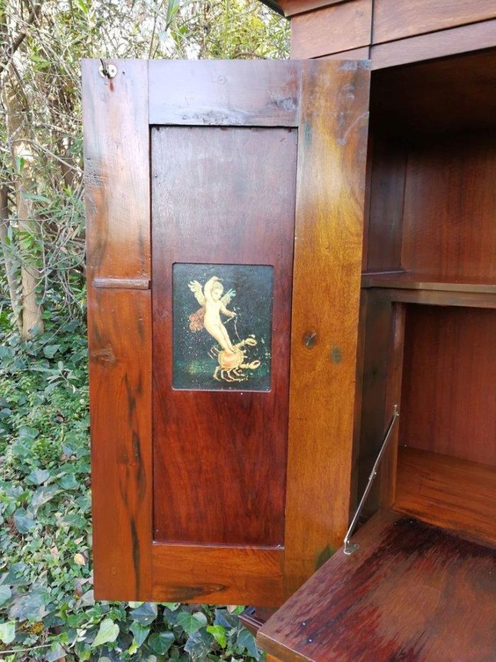 A19th Century-style Cape Blackwood Drinks Cabinet, Circa 20th Century - Image 7