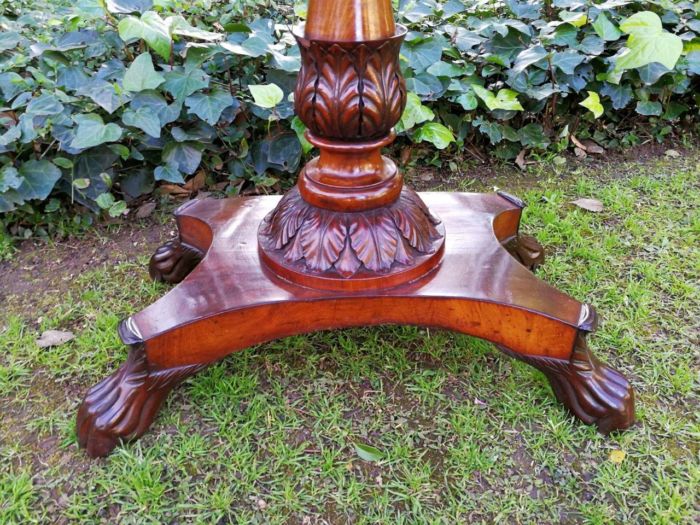 A Victorian Mahogany Folding Tea Table - Image 5