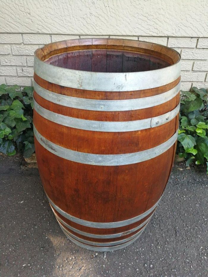 A 20th Century Large Decorative Oak Wine Barrel