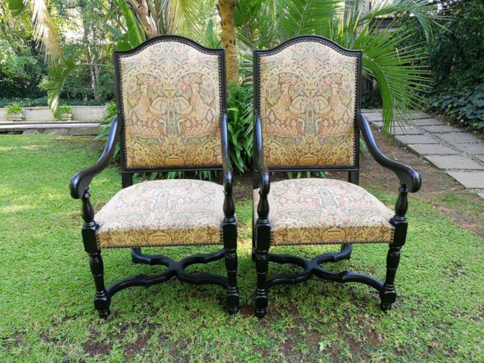 A Pair Of 20th Century Armchairs ND