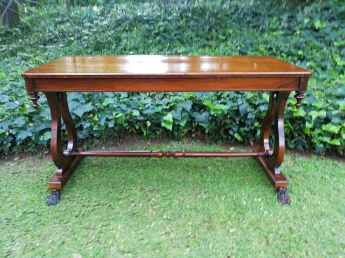 An Early 19th Circa 1820Century William IV Rosewood Library Table