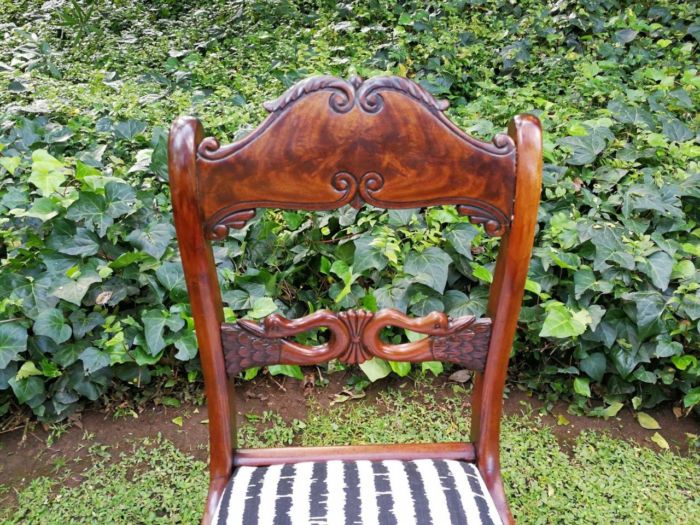 A Set Of Five 19th Century Circa 1860 Victorian Mahogany Chairs - Image 6