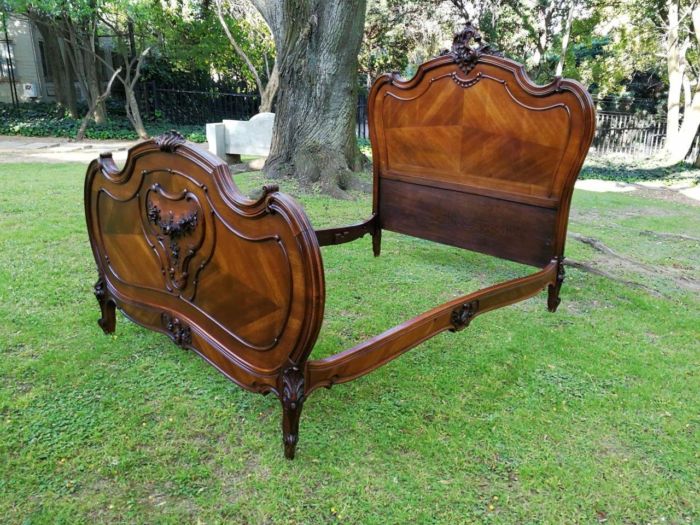 An early 20th Century Circa 1920 French Walnut Double