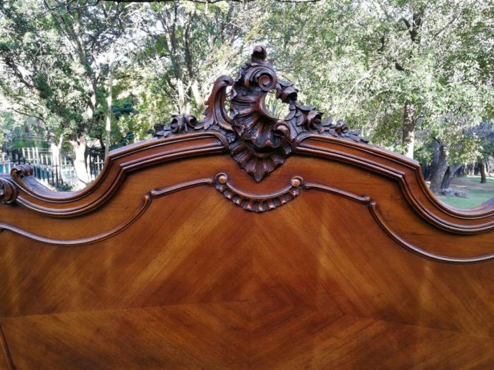 An early 20th Century Circa 1920 French Walnut Double - Image 7