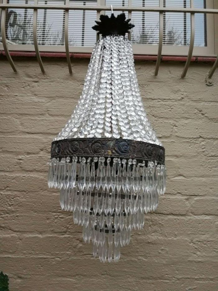 A 20th Century French  Empire Style Chandelier             - Image 2