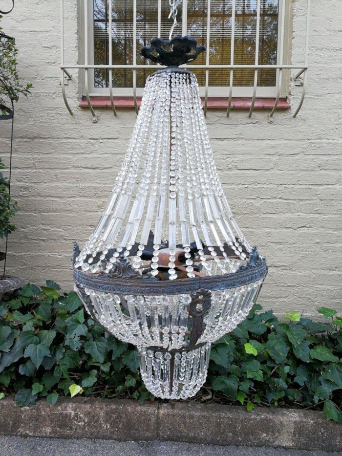 A 20th Century French  Empire Style Chandelier - Image 3