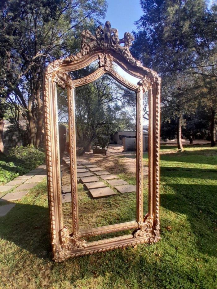 An Ornate Carved Rococo French Style Bevelled Mirror - Image 2