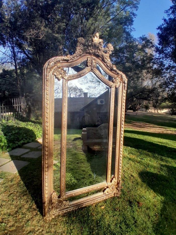 An Ornate Carved Rococo French Style Bevelled Mirror - Image 3