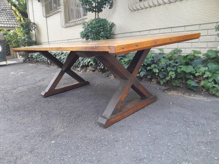 A Cape Yellowwood Entranc E/ Refectory / Dining Table