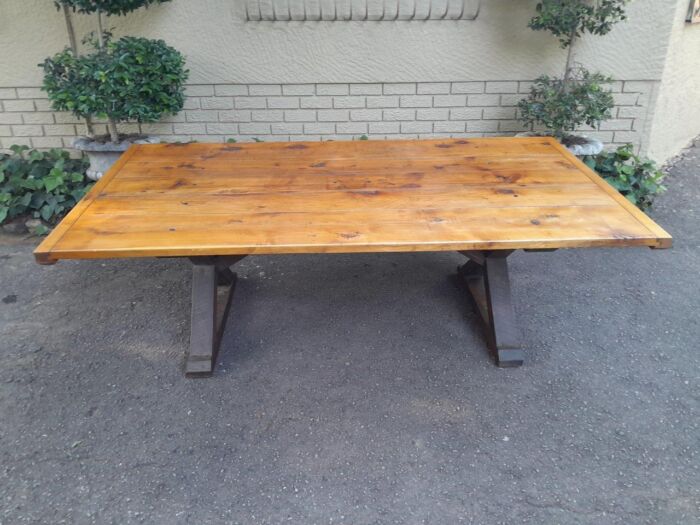 A Cape Yellowwood Entranc E/ Refectory / Dining Table - Image 4