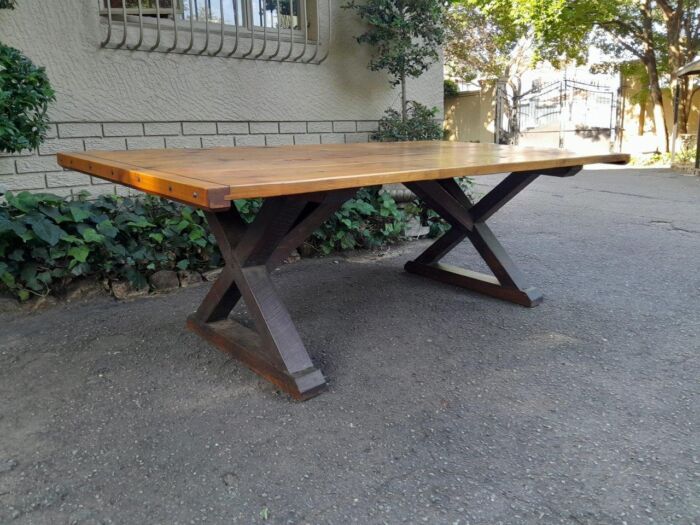 A Cape Yellowwood Entranc E/ Refectory / Dining Table - Image 5