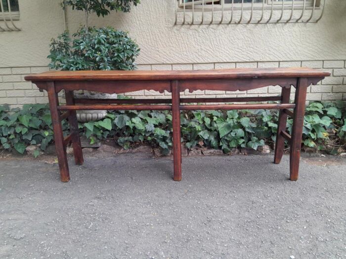 An Antique Early 20th Century Chinese Carved Alter Table