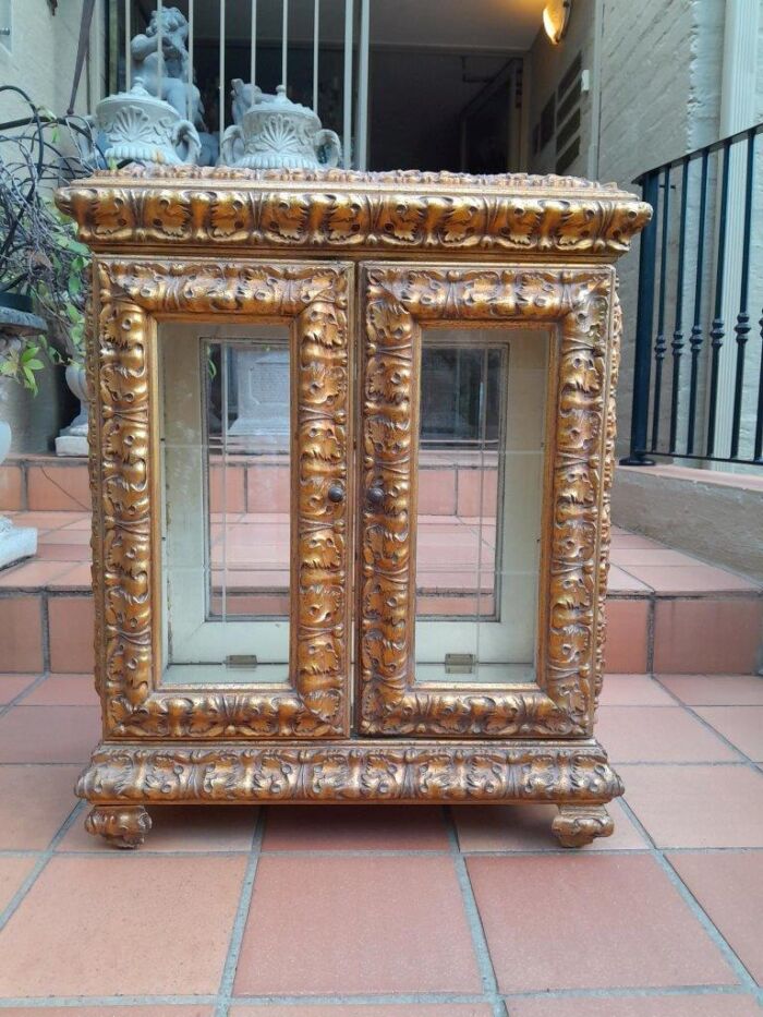 A 20th Century French Baroque Style Display Cabinet