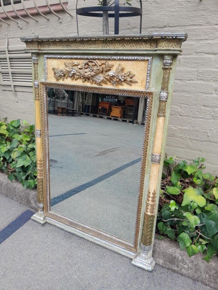 A 20th Century French Style Carved Giltwood Mirror - Image 3