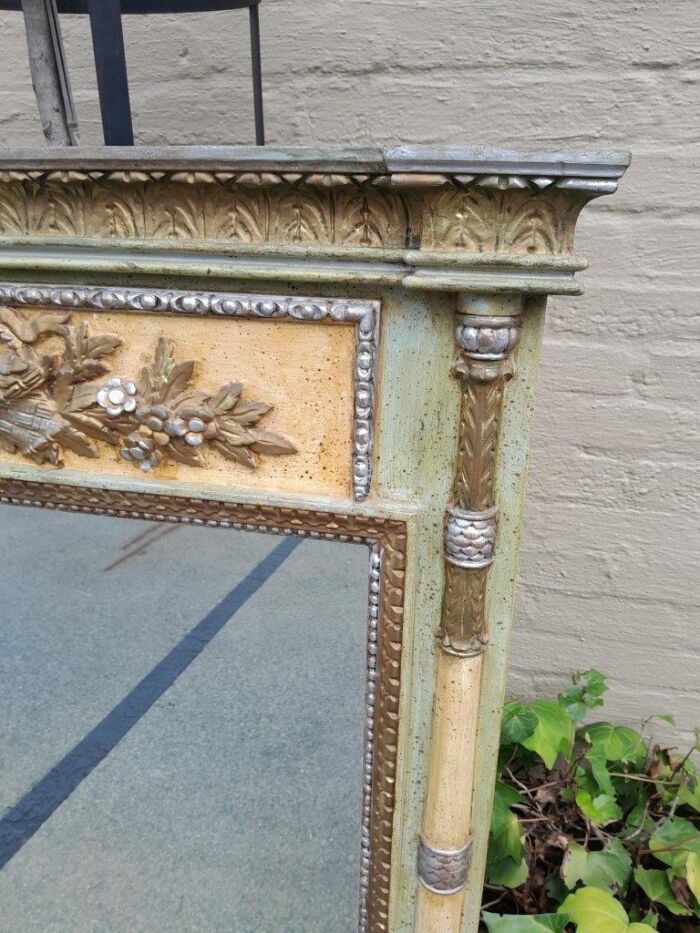 A 20th Century French Style Carved Giltwood Mirror - Image 4