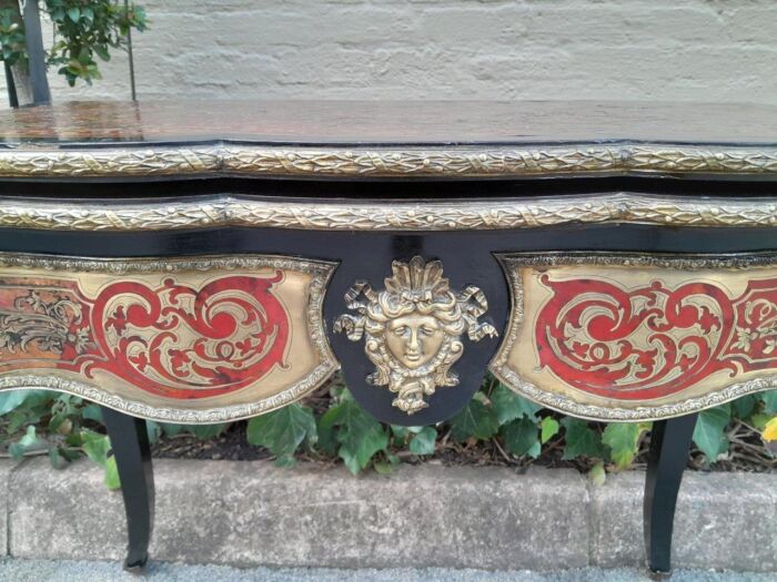 A 19TH Century Boulle and Ebonised Orrmolu Mount Card Table - Image 9