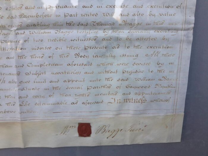 A 20th Century Indenture Ink on Paper with Wax Seals - Image 8