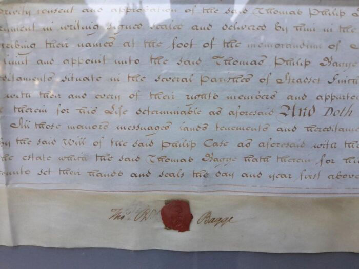 A 20th Century Indenture Ink on Paper with Wax Seals - Image 9