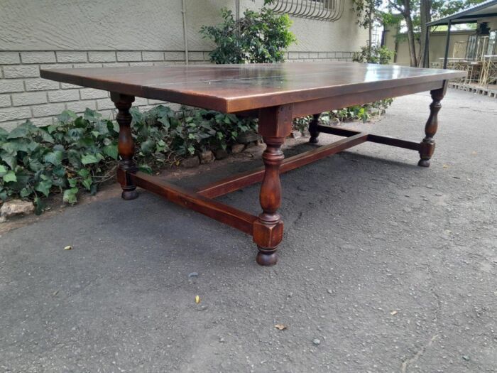 A 20th Century Refectory/Dining Table of Large Proportions By Gregory Grant - Image 3