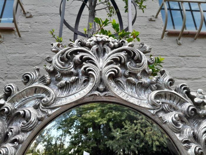 A 20th Century Ornately Carved, Bevelled and Gilt Mirror - Image 4