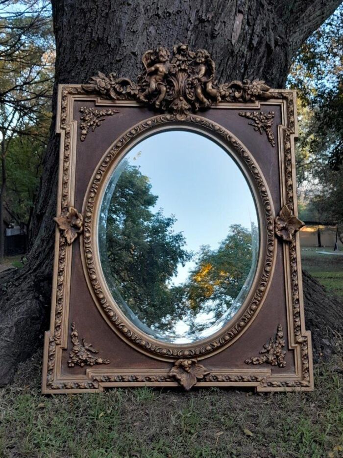 A French Rococo Style Ornately Carved and Gilded Bevelled Mirror - Image 2