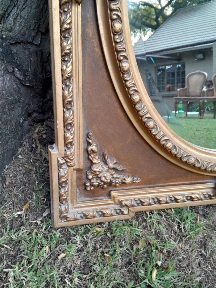 A French Rococo Style Ornately Carved and Gilded Bevelled Mirror - Image 6