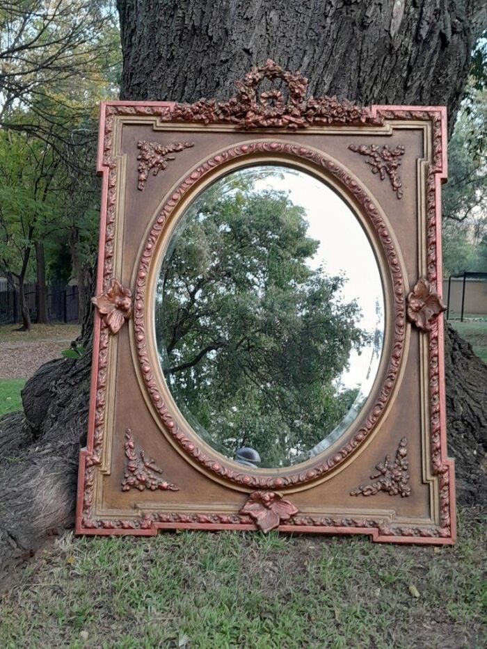 A French Rococo Style Ornately Carved and Gilded Bevelled Mirror - Image 10