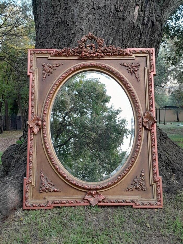 A French Rococo Style Ornately Carved and Gilded Bevelled Mirror - Image 12