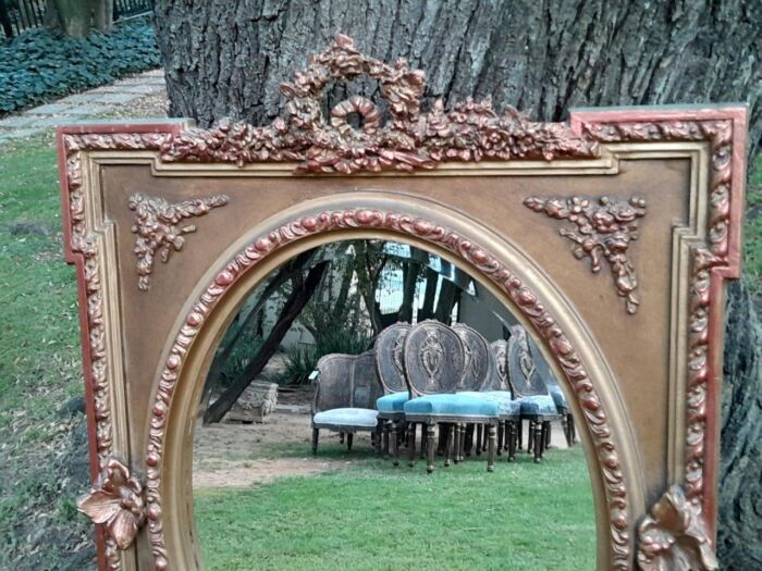 A French Rococo Style Ornately Carved and Gilded Bevelled Mirror - Image 16