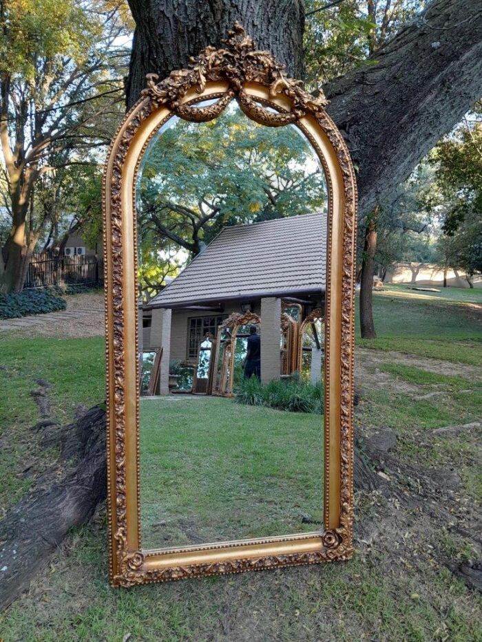 A French Rococo Style Ornately Carved & Gilded Bevelled Mirror - Image 16