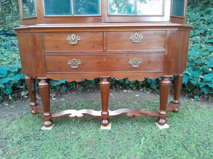 A 19th Century Dutch Walnut  Display Cabinet  - Image 8