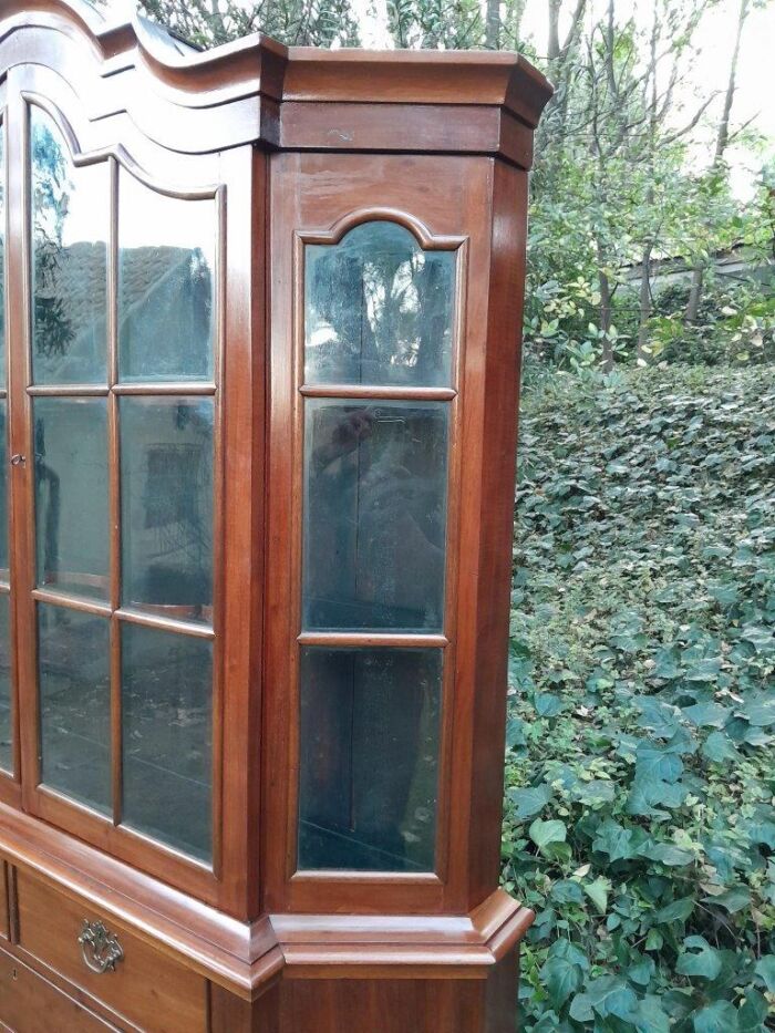 A 19th Century Dutch Walnut  Display Cabinet  - Image 10