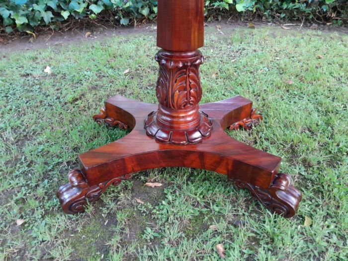 A 19TH Century Victorian Mahogany and Rosewood Card Table - Image 5