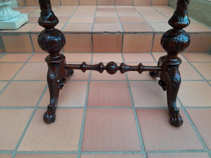 A Late 19th / Early 20th Century Victorian Burr Walnut Chess / Games Table ND - Image 6