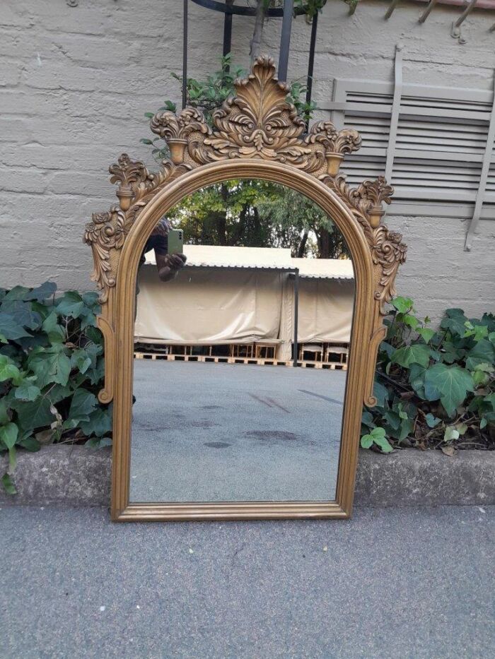 A 20th Century French Style Giltwood Mirror