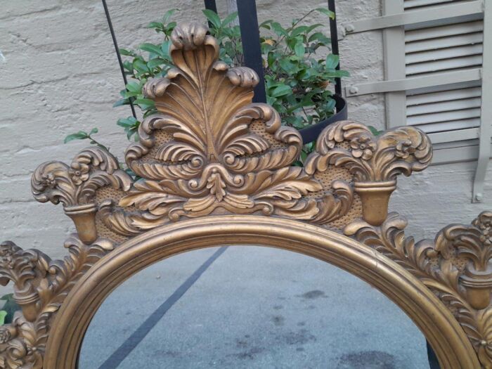 A 20th Century French Style Giltwood Mirror - Image 7