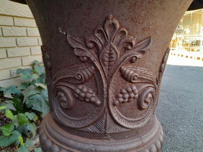 A  20th Century French Cast Iron Urn of Large Proportion - Image 6