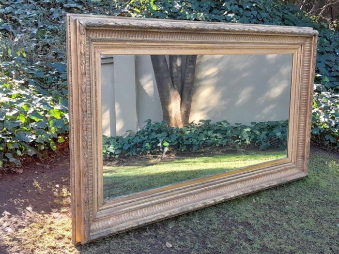 A 19th Century Carved Giltwood And Gesso Mirror Of Large Proportions - Image 6