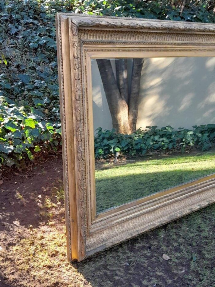 A 19th Century Carved Giltwood And Gesso Mirror Of Large Proportions - Image 7