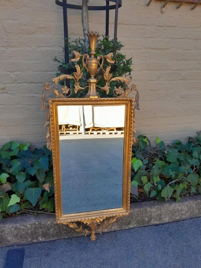 A 20th Century French Style  Gilded Mirror - Image 3