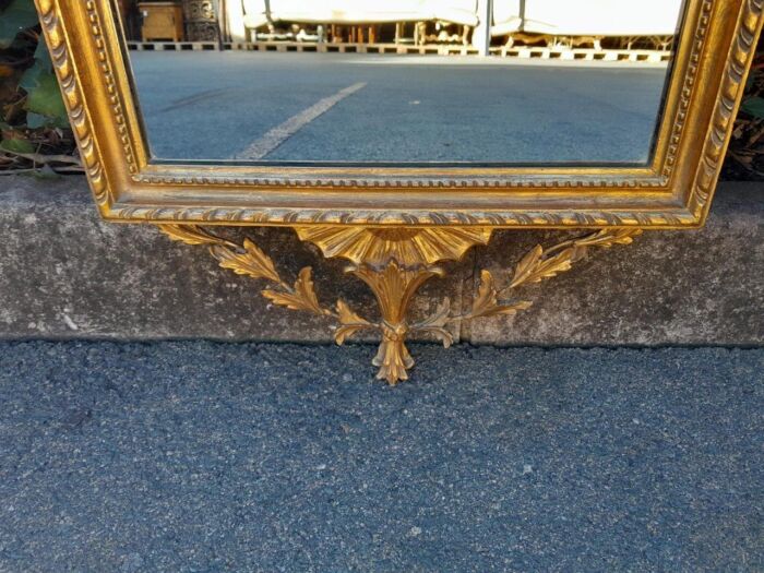 A 20th Century French Style  Gilded Mirror - Image 4