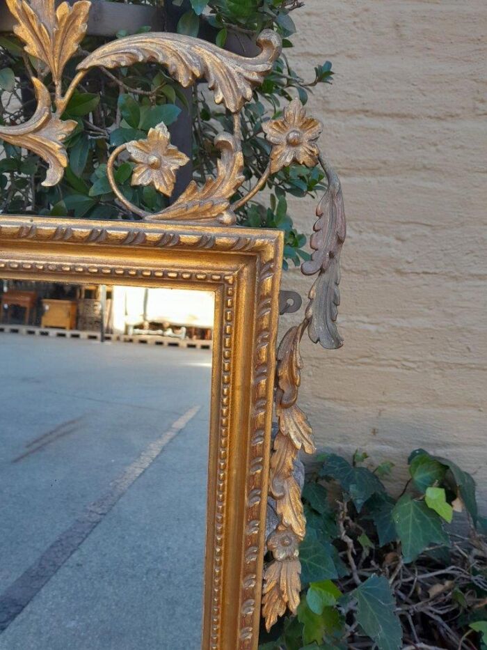 A 20th Century French Style  Gilded Mirror - Image 6