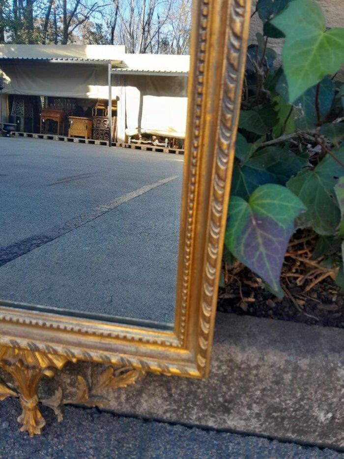 A 20th Century French Style  Gilded Mirror - Image 7