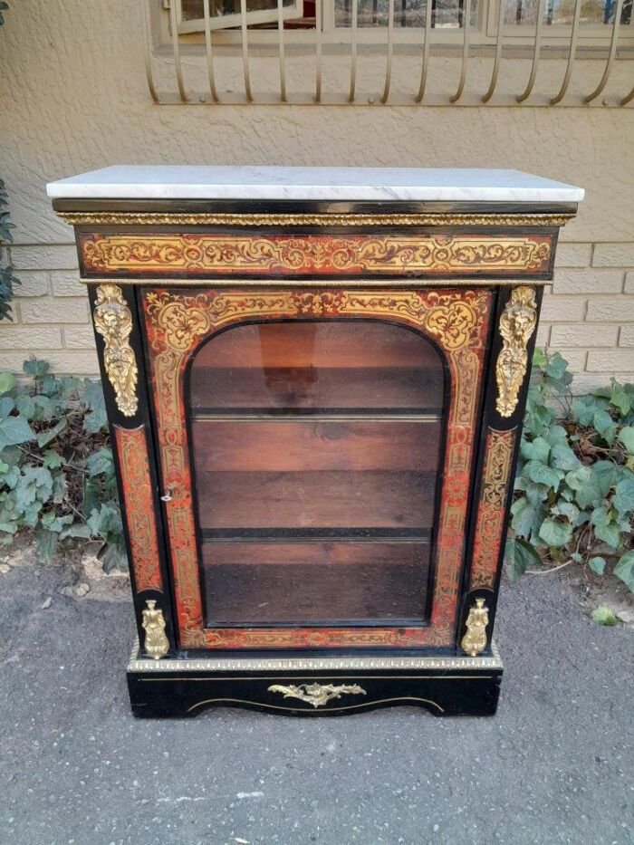 Ormolu And Ebonised Cabinet