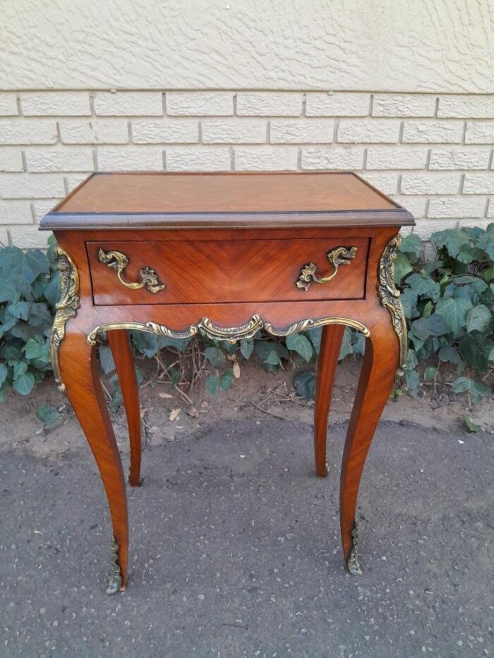 A 20th Century French Kingswood Table With Gilt Metal Mounts - Image 2