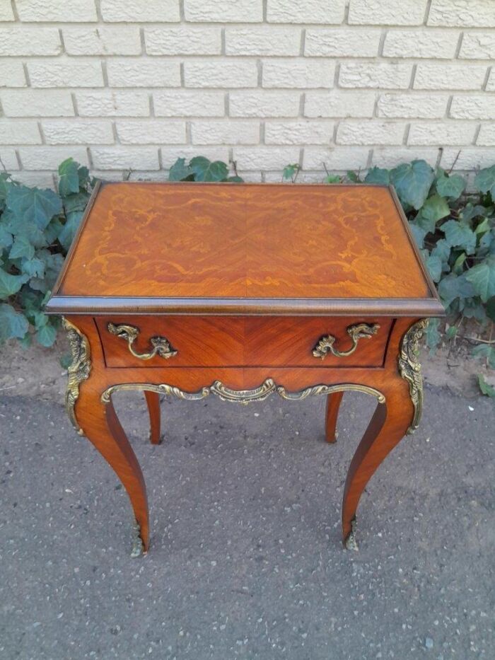 A 20th Century French Kingswood Table With Gilt Metal Mounts - Image 3