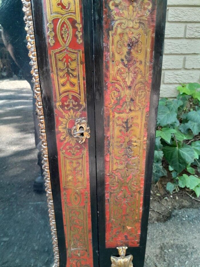 An Antique French Boulle Pier Cabinet  - Image 7